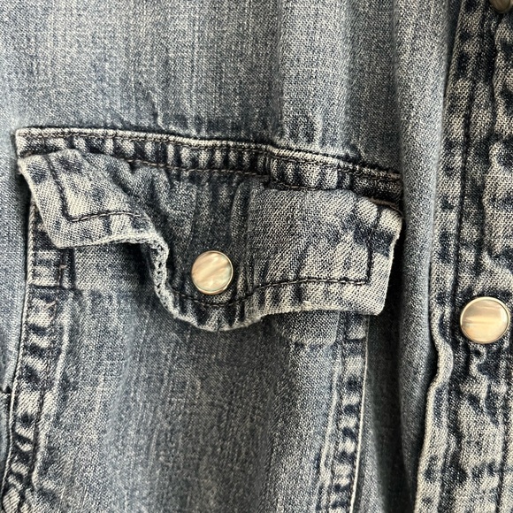 JCREW Denim Button-Up Shirt - Picture 4 of 5